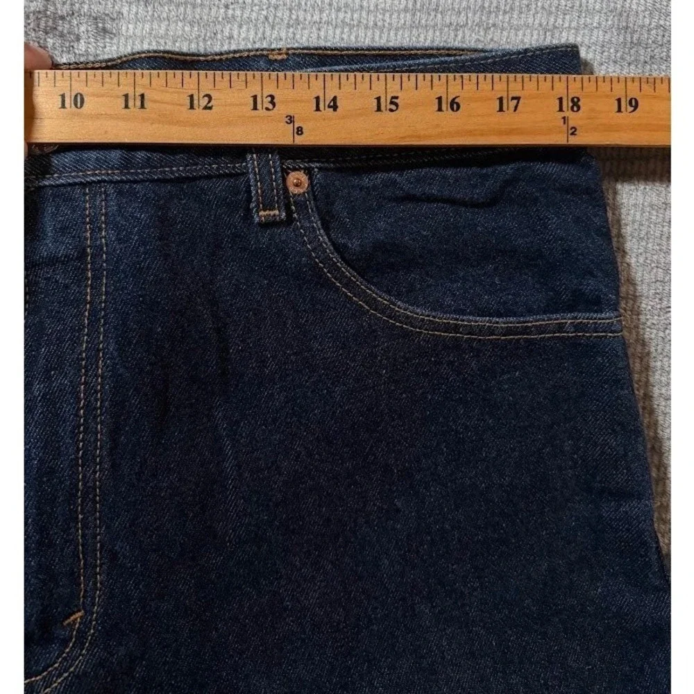 Levis 517 Bootcut Jeans Mens W38 L30 Dark Wash Indigo Denim 517-0217 Cotton